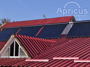 Apricus solar hot water project in Moldova