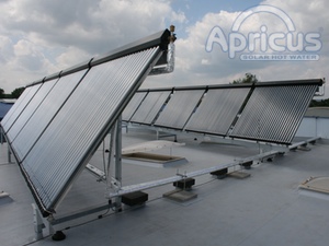 Apricus Commercial Solar Cooling Project on Altech factory in Czech Republic