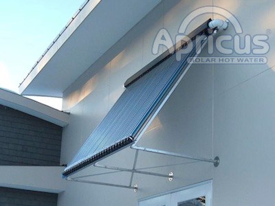 Apricus solar collector for water heating mounting frame