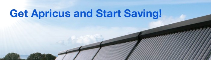 Get Apricus solar water heater on your roof to start saving energy