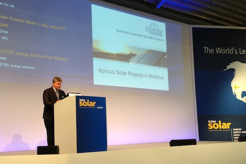 Apricus Presents at Intersolar Awards 2013