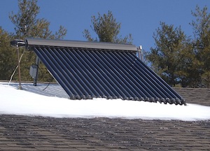 Apricus solar collector work efficiently in cold weather