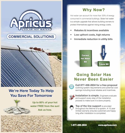 Apricus commercial project brochure